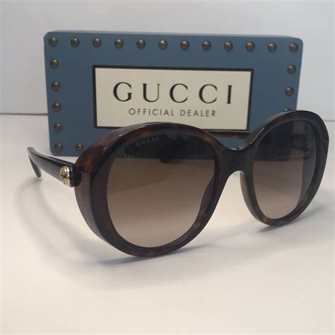 Original Gucci GG0368S 002 55 Sunglasses 